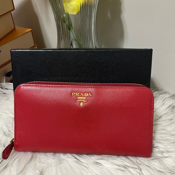 Prada Handbags - Zippy Long Wallet